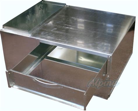 sheet metal return air box|alpine return air box.